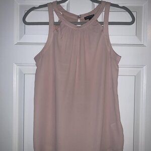 EXPRESS, PINK HIGH NECK TANK TOP, SMALL